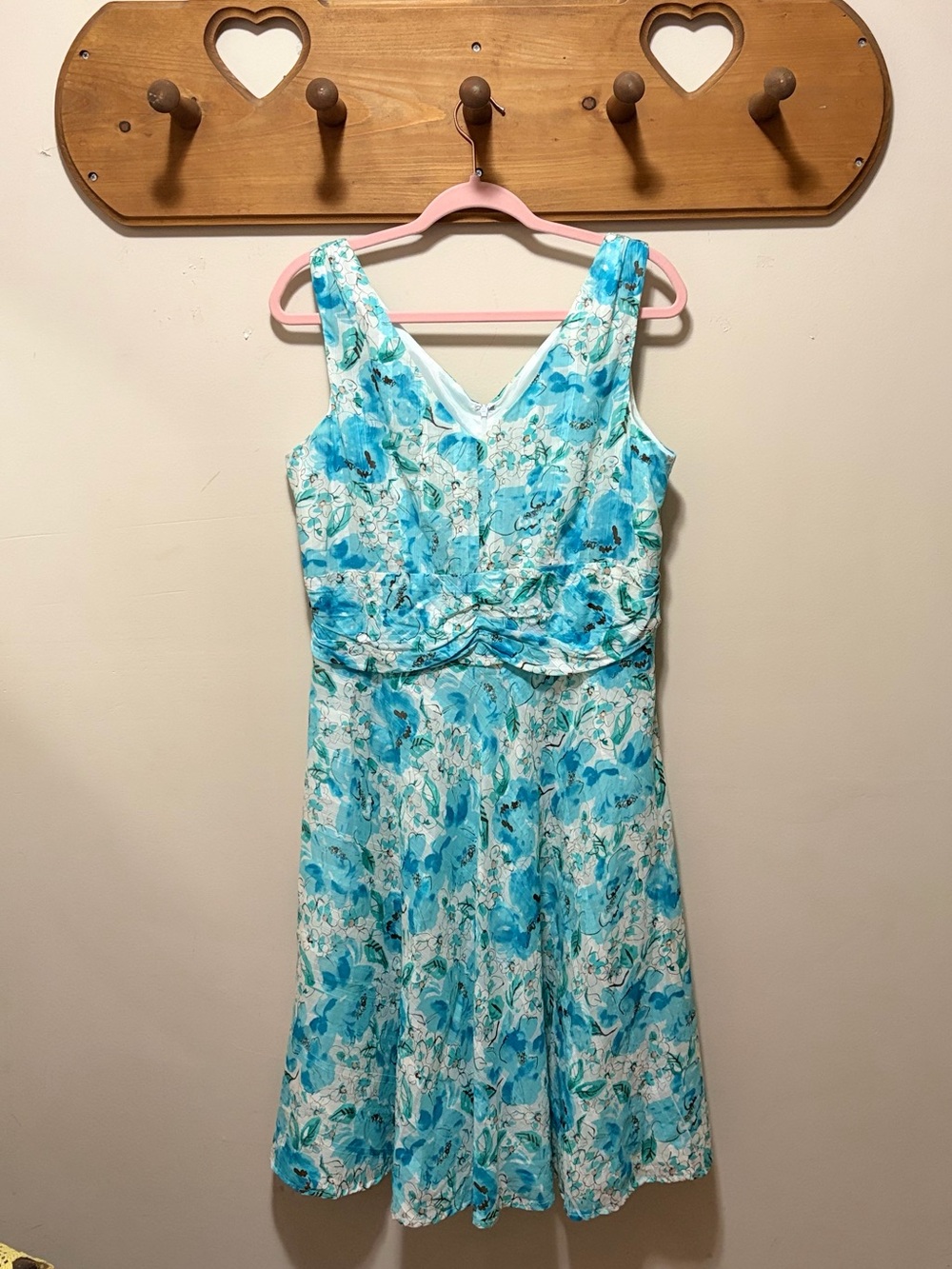 Amanda Lane 100% Cotton Shell Midi Dress Women’s 16P Petite Sleeveless